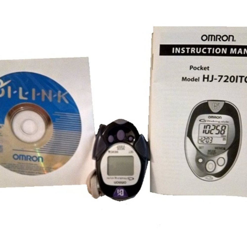 Omron HJ-720ITC Pedometer and Software